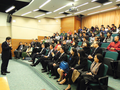 Professor Leung Yuan-sang, Director of ICS, expressed his gratitude to Dr Charles Yeung and GS Charity Foundation Limited for their staunch support.  