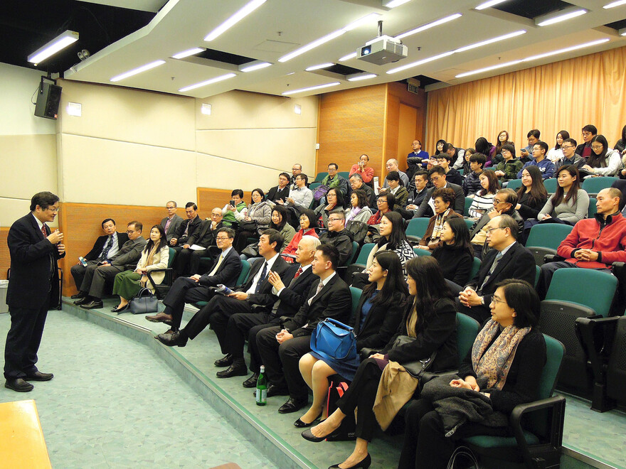 Professor Leung Yuan-sang, Director of ICS, expressed his gratitude to Dr Charles Yeung and GS Charity Foundation Limited for their staunch support.  