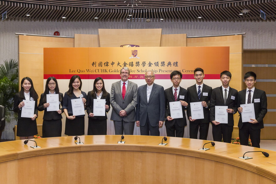 Recipients of Wei Lun Foundation Scholarships for the Faculty of Law 
