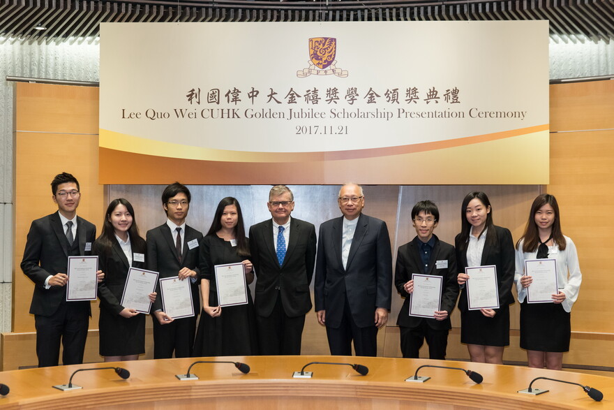 Recipients of Wei Lun Foundation Scholarships for the Faculty of Law 
