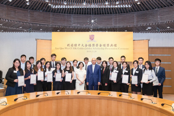 Recipients of Wei Lun Foundation Exchange Scholarships