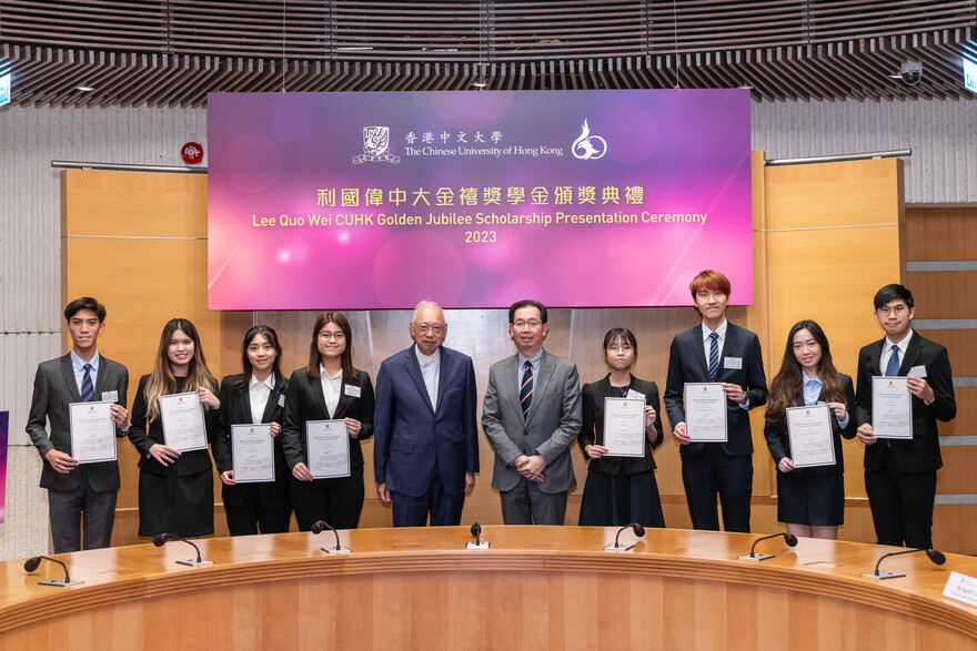 Recipients of Wei Lun Foundation Scholarships for the Faculty of Medicine 